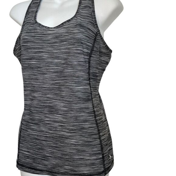 Danskin Now Fitted Racerback Tank Top Marbleized Small - Picture 4 of 10